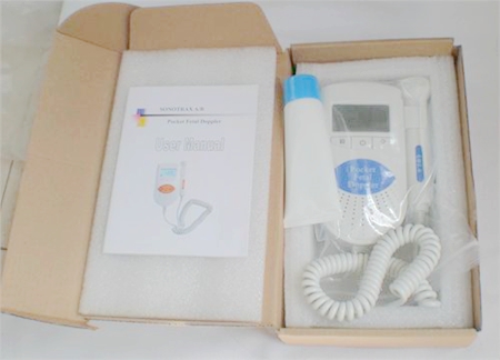 Backlight LCD 3mhz Sonoline B Fetal Heart Doppler Monitor